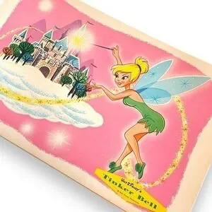 Peter Pan Tinker Bell 17x11 Placemat Walt Disney Castle Vintage 1960s