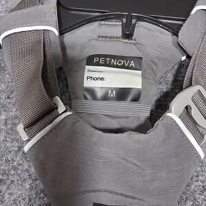 Petnova Dog Harness Medium Color Gray And Silver