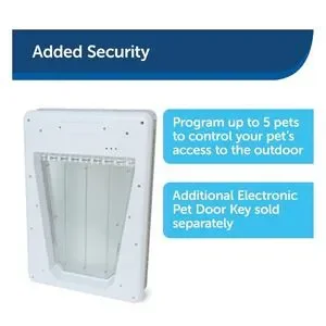 PetSafe Dog And Cat Electronic SmartDoor - Small - White PPA11-10711