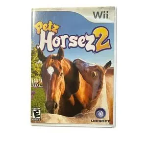 Petz: Horsez 2 Nintendo Wii 2007 Video Game Manual Horses Game