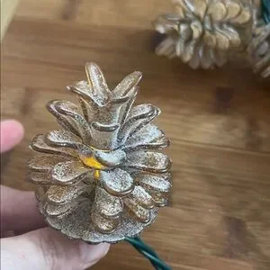 Philips 10 Pinecone LED Lights Warm White Indoor Outdoor Energy Saving 9 Ft