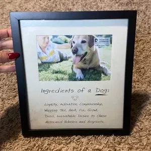 Photo Picture Frame Fur Baby Dog Puppy 4x6