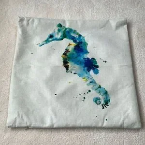 Pillow sham decorative with a zipper