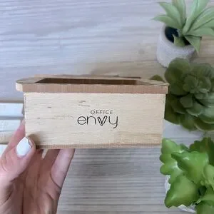 PINEAPPLE Desk Daily Wooden Block Calendar