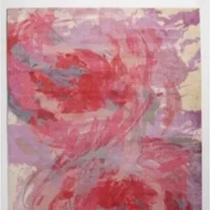 Pink And Purple Abstract Felicity Rug 2 X 3