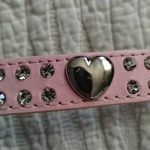 Pink Rhinestone Doggie Collar
