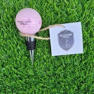 Pinnacle Golf Ball Wine Stop - Pink⛳️