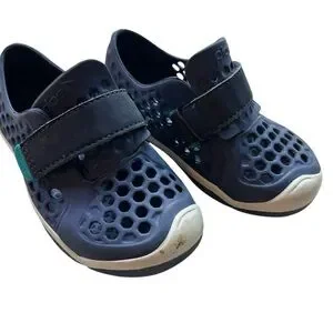 PLAE Blue Water Shoes With Honeycomb Design Kids Size 9