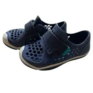 PLAE Blue Water Shoes With Honeycomb Design Kids Size 9
