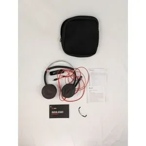 Plantronics Blackwire 5220 Stereo USB Wired Headset – Inline Controls – Black
