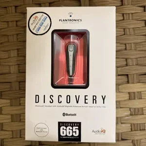 Plantronics Discovery 665 Bluetooth Headset AudioIQ 2008 Open Box Old Stock