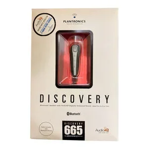 Plantronics Discovery 665 Bluetooth Headset AudioIQ 2008 Open Box Old Stock