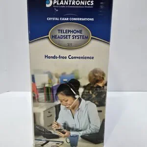 Plantronics S11 Office Telephone Wired Headset System Hands Free