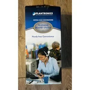 Plantronics S11 Telephone Over The Head Headset System Black New In Box 65148 11