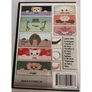 Playful Pets Plus - 8 Delightful Embroidered Pillowcase Patterns (CD-ROM)