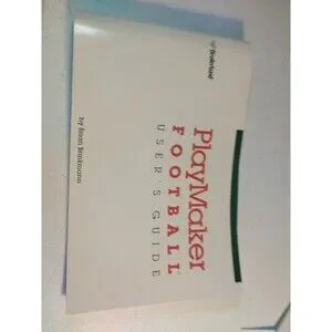 Playmaker Football By Broderbund For Apple Macintosh 1991 3.5 Floppies CIB