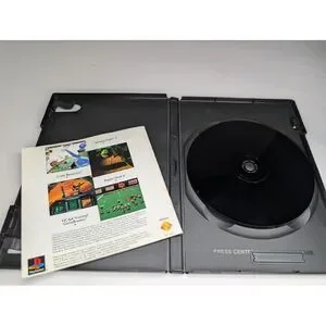 PlayStation 1 PS1 Battle Arena Toshinden 1996 Disc & Manual WORKS Not For Resale