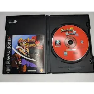 PlayStation 1 PS1 Battle Arena Toshinden 1996 Disc & Manual WORKS Not For Resale