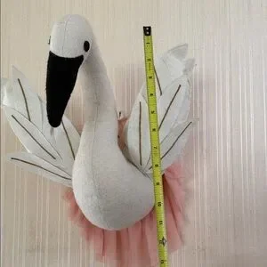 Plush Swan Head Wall Decor. Decorative For Child’s Room