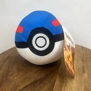 Pokemon Great Ball Pokeball 5-Inch Pokeball Plush Toy Doll Figure Pokemon Co