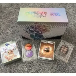 Pokémon Prismatic Evolutions Elite Trainer Box ONLY Promo Dice ECT - No Packs
