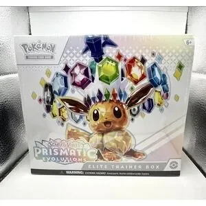 Pokémon Prismatic‎ Evolutions Elite Trainer Box ONLY Promo Dice ECT - No Packs