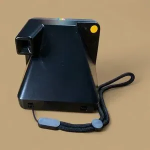 Polaroid Camera With Rainbow Stripe And Black Finish