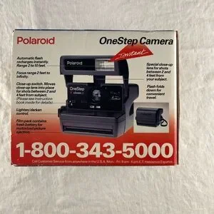 Polaroid OneStep Closeup Instant Camera - Black