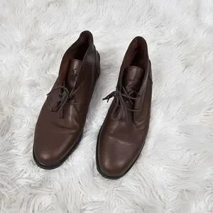 Polo Ralph Lauren Marlow BO CSL Chukka Boots Oiled Leather Brown Men's Size 10.5