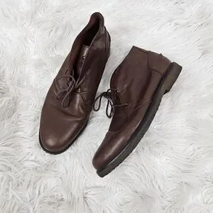 Polo Ralph Lauren Marlow BO CSL Chukka Boots Oiled Leather Brown Men's Size 10.5