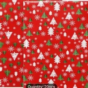 Poly Mailers Festive Christmas Trees. 20 Count 13.39" X 9.76"