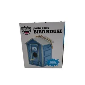 Porta Potty Bird House By BigMouth Inc Gag Gift Funny Joke Prank Resin 7.3" Tall