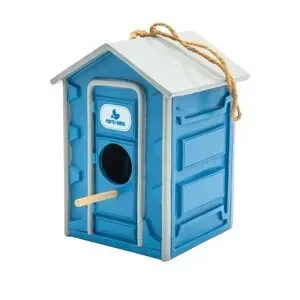 Porta Potty Bird House by BigMouth Inc Gag Gift Funny Joke Prank Resin 7.3" Tall