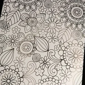 Portfolio Folders To Color Flowers And Circles Vintage 2010 Gartner Set Of Two
