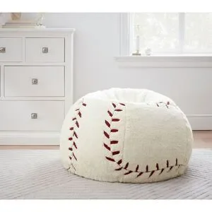 Pottery Barn Kids Anywhere Beanbag™ Sherpa Baseball Cover Only