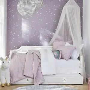 Pottery Barn Marlo Tencel Quilt Twin Size Lavender Purple Bedding NEW