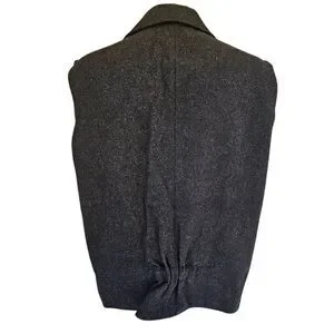 Powder River Outfitters Wool Blend Vest XXL Black Western Button Panhandle Slim