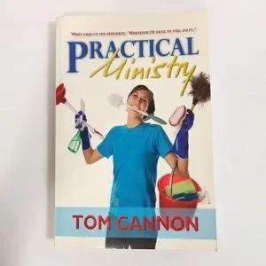 Practical Ministry by Tom Cannon. White and blue color arrangement Practical Ministry by Tom Cannon. White and blue color arrangement
