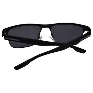 Prada Men’s Sunglasses Black Frame & Leather Temples Polarized Gray Lens