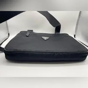Prada Nylon Crossbody Work Bag