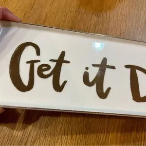 Prima Design “Get It Done” Gold Tray