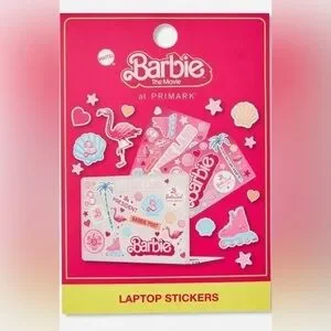Primark - Barbie The Movie laptop stickers