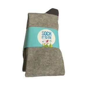 Primary Kids Knee Socks L 2 Pairs Heather Gray Twee Uniform School Twee Coquette