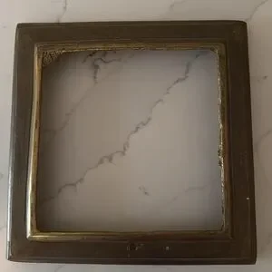 Primitive Style Brass Empty Frame