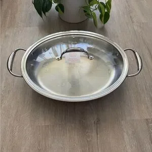 Princess House 4 Quart Stainless Steel Casserole Pot