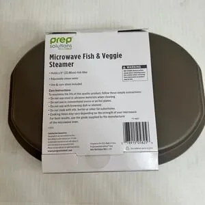 Progressive Prep Solutions Microwave Fish & Veggie Steamer Adjustable Vents
