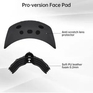 PS VR2 Face Cover W Shell Protective Face Cushion Thumb Grips & Cable Strap