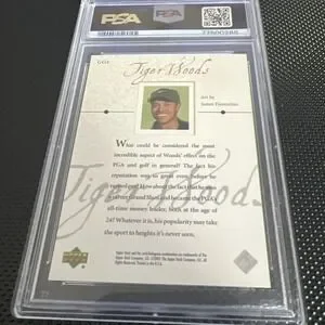 PSA 9 TIGER WOODS 2001 UPPER DECK #GG4 GOLF GALLERY QTY FREE SHIPPING