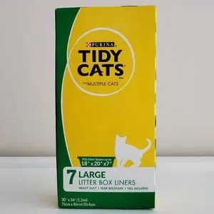 Purina Tidy Cats for Multiple Cats Large Litter Box Liners 1 Box of 7 Liners