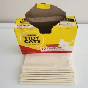 Purina Tidy Cats For Multiple Cats Litter Box Liners Open Box 9 Liners